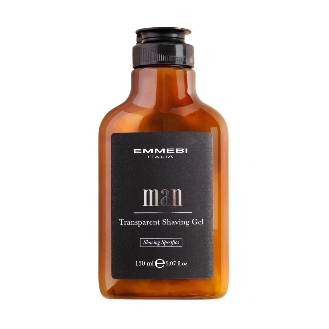 Чоловічий прозорий гель для гоління Emmebi Italia Man Transparent Shaving Gel, 150 мл